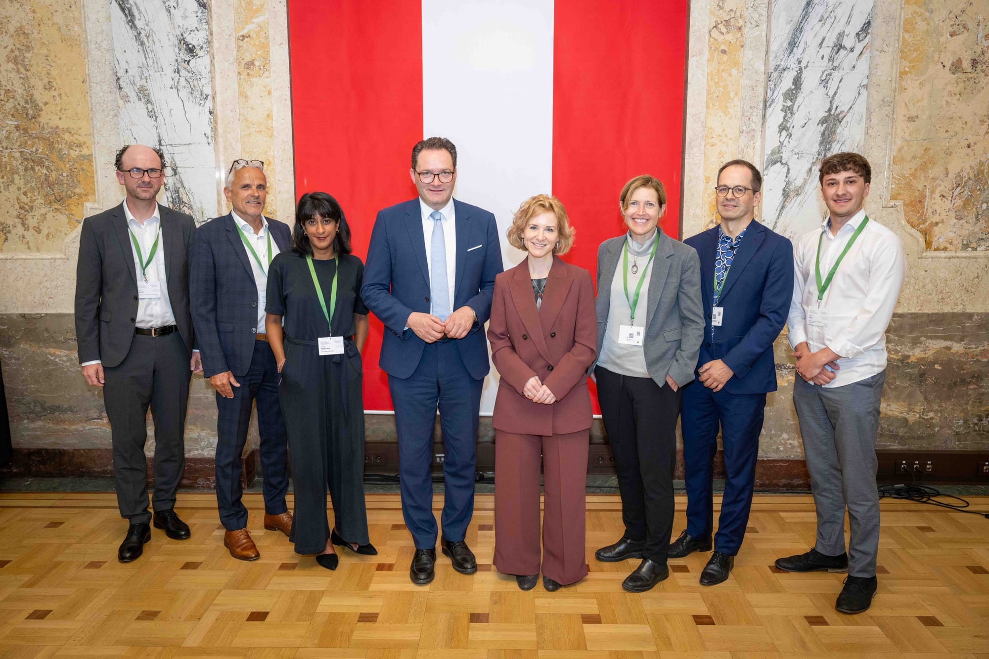 Jury of the Sustainability Award 2026 with Federal Minister Norbert Totschnig and Federal Minister Eva-Maria Holzleitner