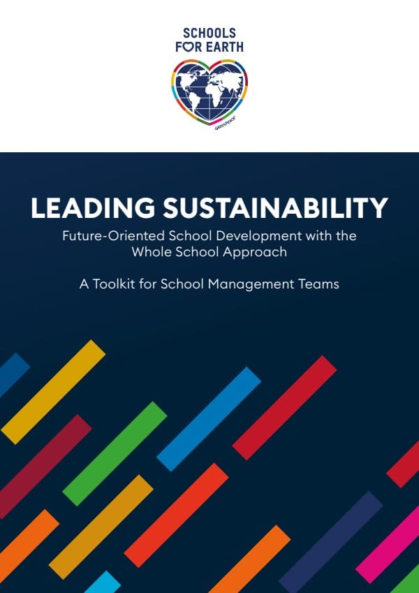 Cover of the toolkit Leading Sustainability