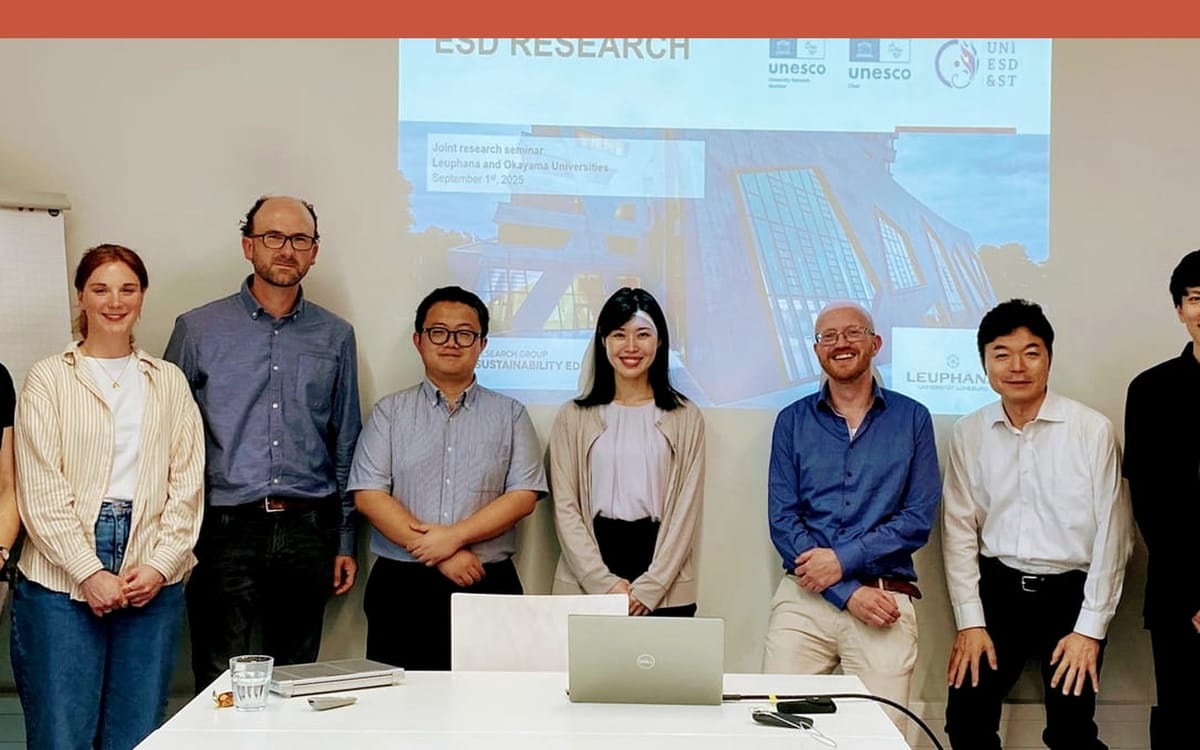 ESD in Japan and Germany: Okayama University Delegation in Lüneburg