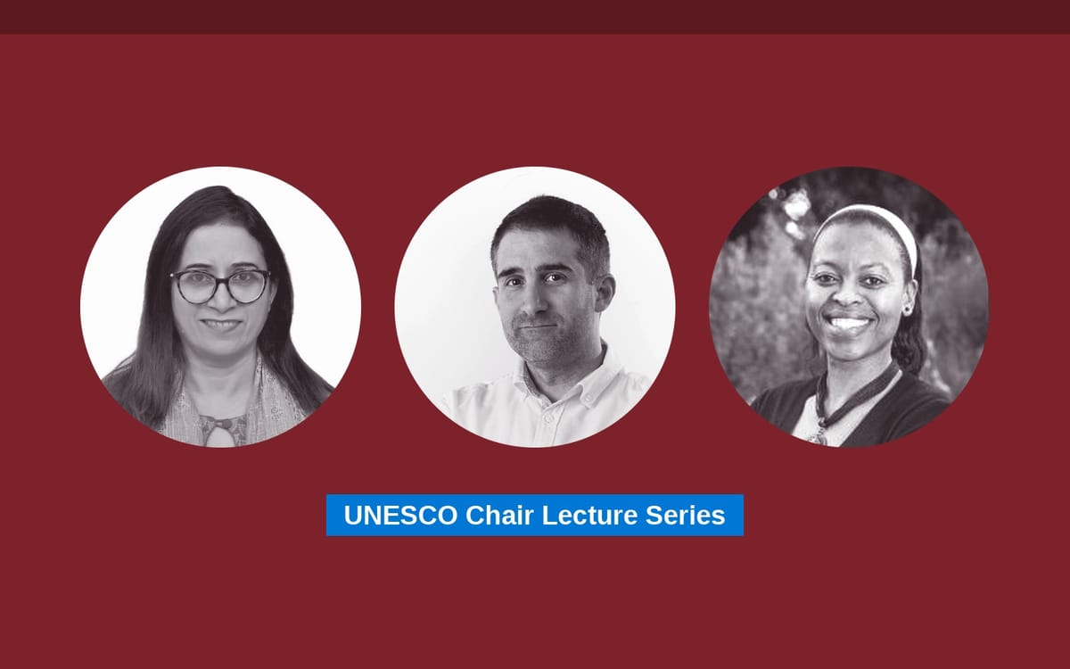 UNESCO Chair Lecture: Seema Bali, Gregor Torkar and Zintle Songqwaru on Teacher Leadership