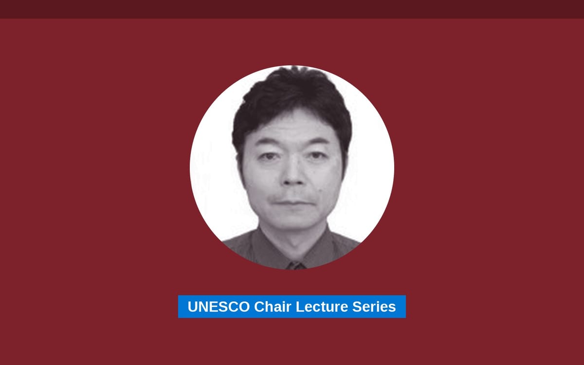 UNESCO Chair Lecture: Hiroki Fujii on a Pan-Asian Initiative in ESD Teacher Education